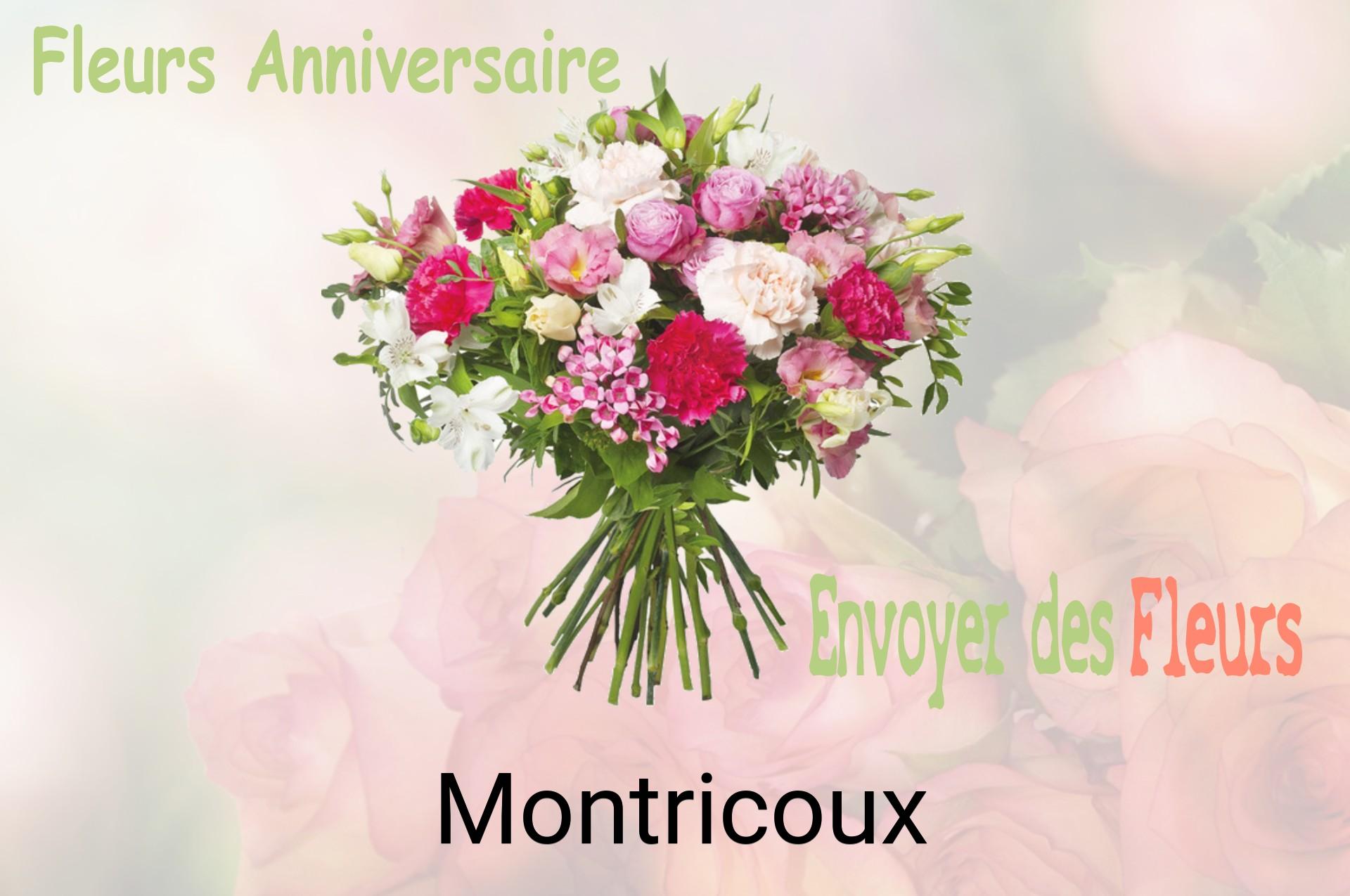 Bouquet de fleurs d’anniversaire livré à Montricoux